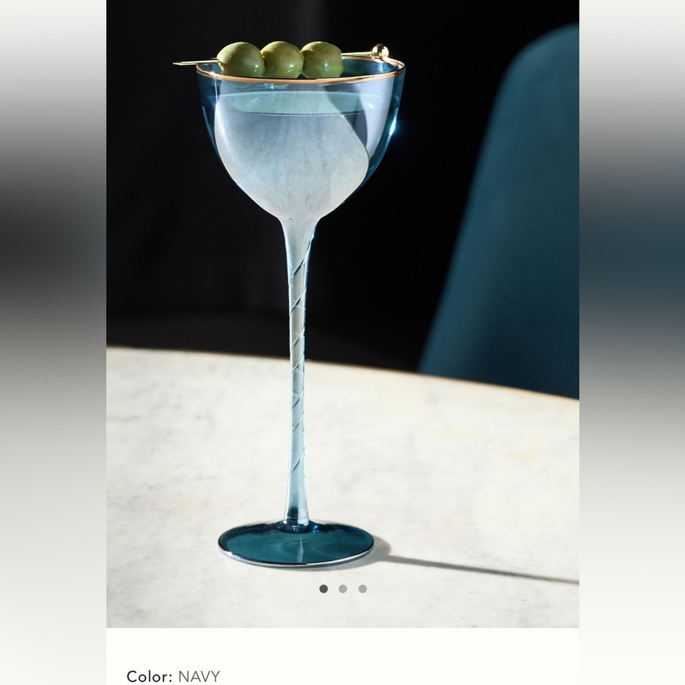 Anthropologie Alta Wine Glasses, Set of 4, NIB